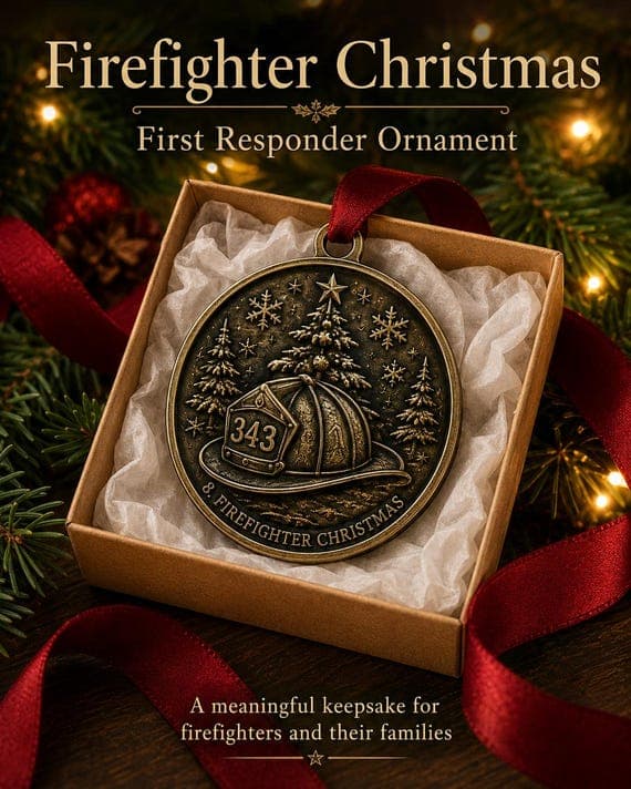 Personalized First Responder Christmas Ornament 2