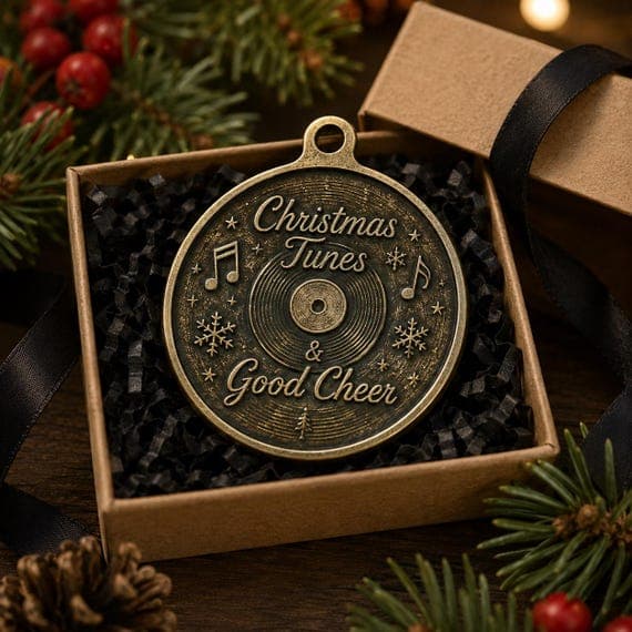 Personalized Music Lover’s Christmas Ornament 3